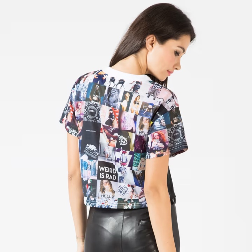 Cropped Baddie Tee